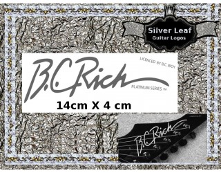 B.C. Rich Platinum Series Guitar Decal 148s